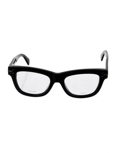 Pre-owned Celine Wayfarer Eyeglasses In Black
