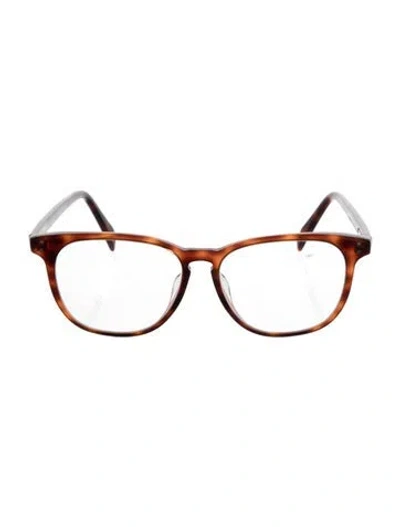 Pre-owned Celine Wayfarer Eyeglasses In Brown