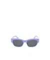 Celine Wayfarer Frame Colored Lens Sunglasses In Purple