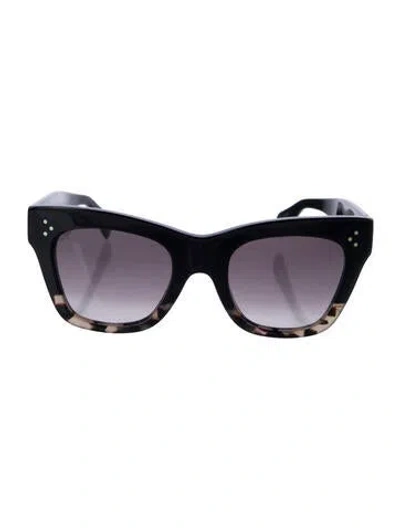 Pre-owned Celine Wayfarer Gradient Sunglasses In Black