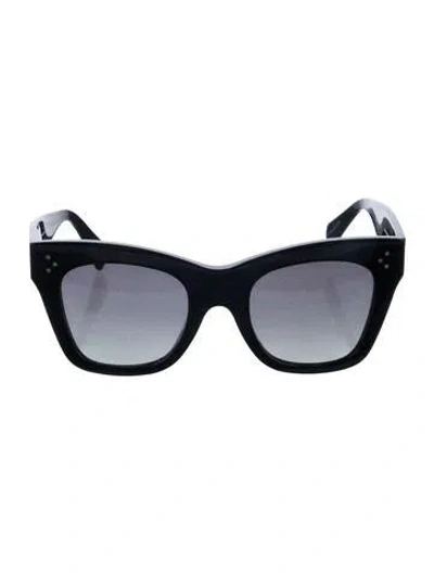 Pre-owned Celine Wayfarer Gradient Sunglasses In Black