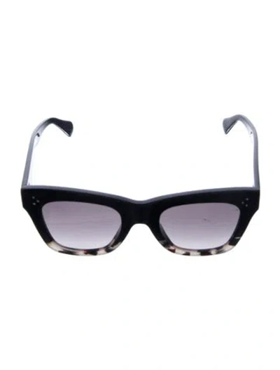 Pre-owned Celine Wayfarer Gradient Sunglasses In Black