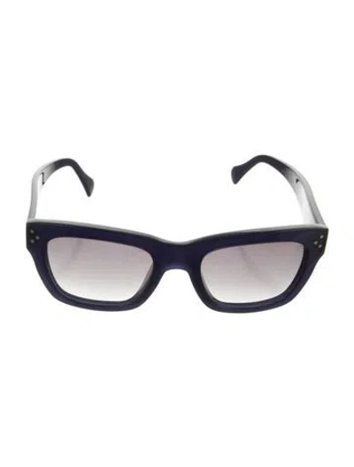 Pre-owned Celine Wayfarer Gradient Sunglasses In Blue