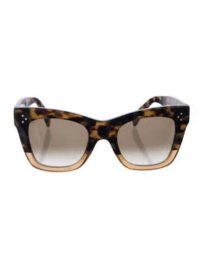 Pre-owned Celine Wayfarer Gradient Sunglasses In Brown