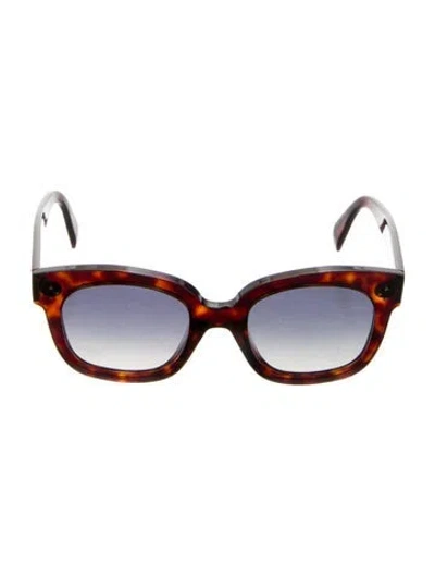 Pre-owned Celine Wayfarer Gradient Sunglasses In Brown