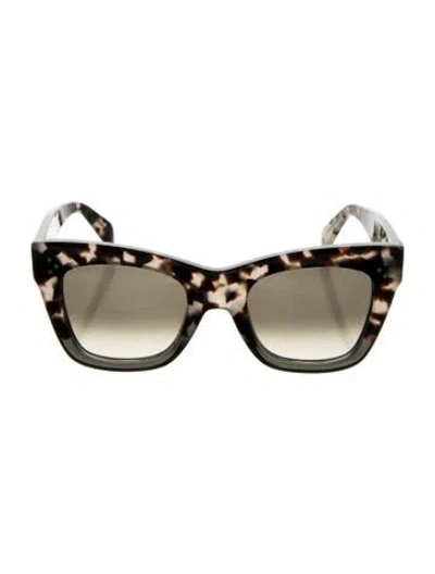 Pre-owned Celine Wayfarer Gradient Sunglasses In Gray
