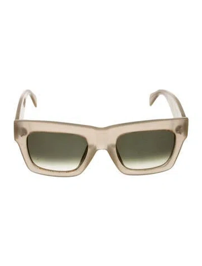 Pre-owned Celine Wayfarer Gradient Sunglasses In Neutral