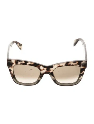 Pre-owned Celine Wayfarer Gradient Sunglasses In Neutral