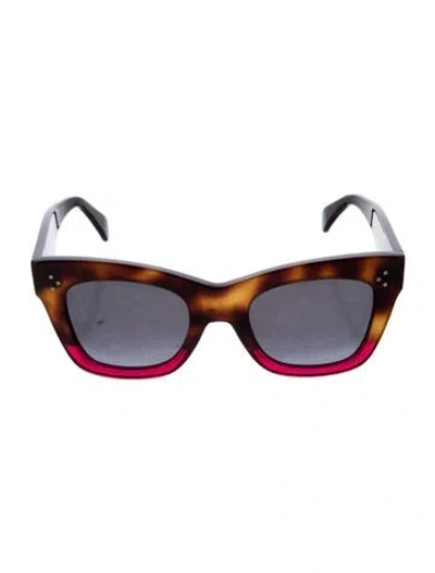 Pre-owned Celine Wayfarer Gradient Sunglasses In Neutral