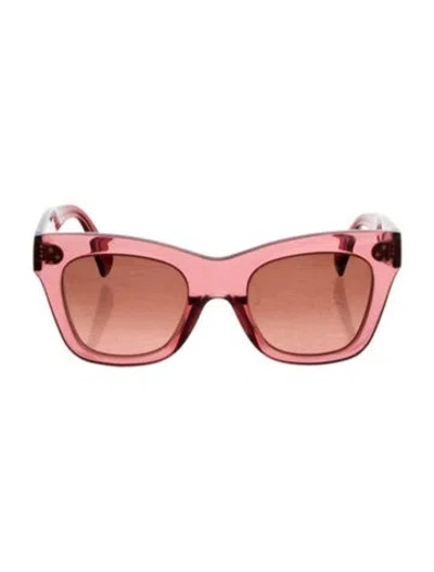 Pre-owned Celine Wayfarer Gradient Sunglasses In Pink