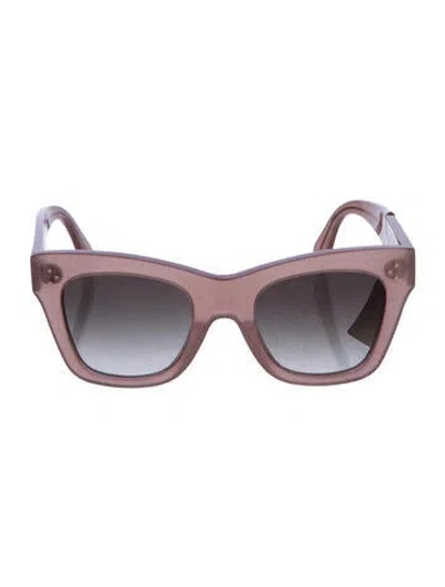 Pre-owned Celine Wayfarer Gradient Sunglasses In Pink