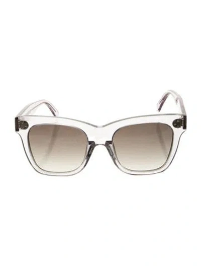 Pre-owned Celine Wayfarer Gradient Sunglasses In Purple