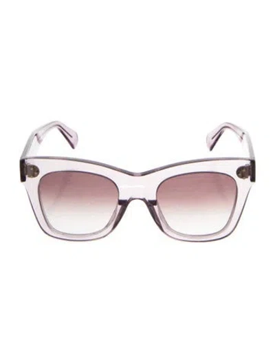 Pre-owned Celine Wayfarer Gradient Sunglasses In Purple