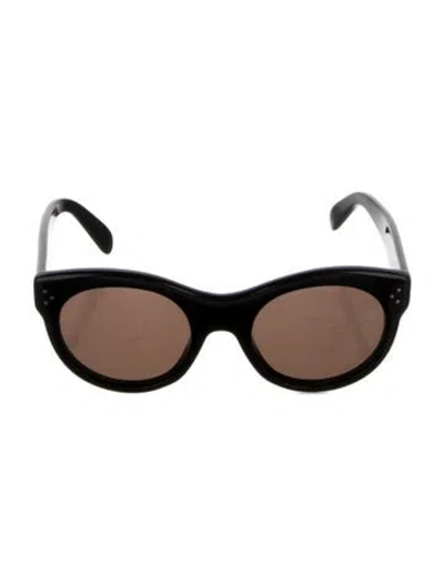 Pre-owned Celine Wayfarer Tinted Sunglasses In Black