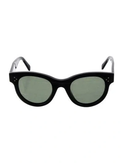 Pre-owned Celine Wayfarer Tinted Sunglasses In Black