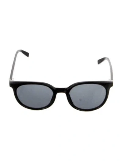 Pre-owned Celine Wayfarer Tinted Sunglasses In Black