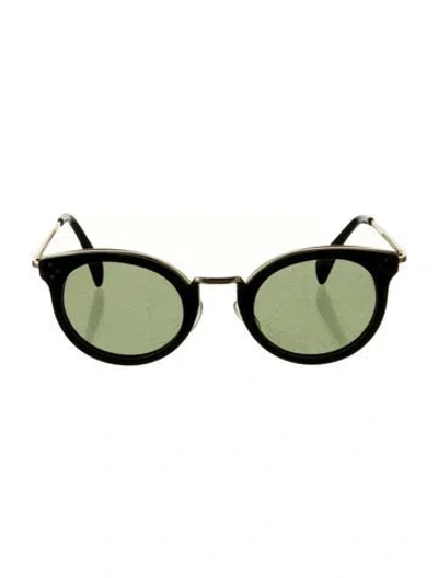 Pre-owned Celine Wayfarer Tinted Sunglasses In Black