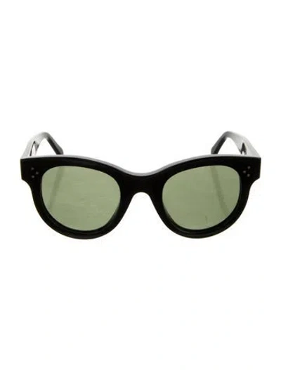 Pre-owned Celine Wayfarer Tinted Sunglasses In Black
