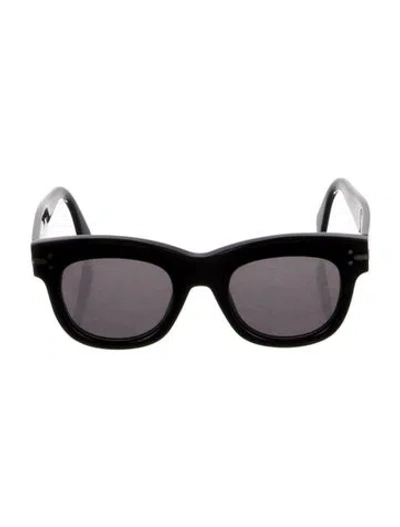 Pre-owned Celine Wayfarer Tinted Sunglasses In Black
