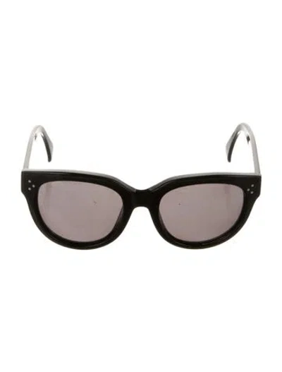 Pre-owned Celine Wayfarer Tinted Sunglasses In Black