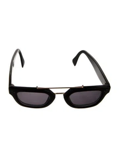 Pre-owned Celine Wayfarer Tinted Sunglasses In Black