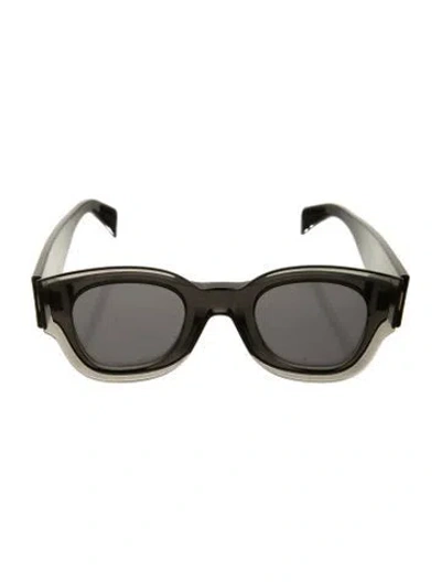 Pre-owned Celine Wayfarer Tinted Sunglasses In Black