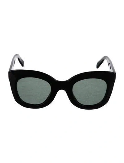 Pre-owned Celine Wayfarer Tinted Sunglasses In Black