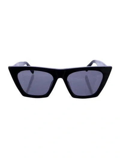 Pre-owned Celine Wayfarer Tinted Sunglasses In Black
