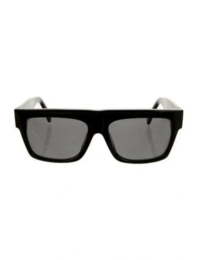 Pre-owned Celine Wayfarer Tinted Sunglasses In Black