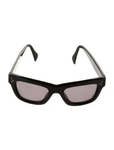 Pre-owned Celine Wayfarer Tinted Sunglasses In Black