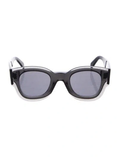 Pre-owned Celine Wayfarer Tinted Sunglasses In Black