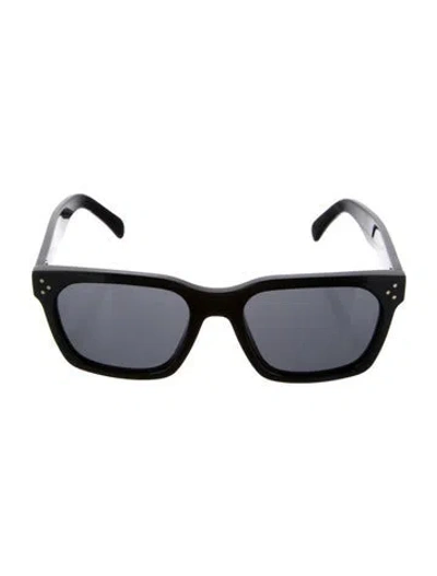 Pre-owned Celine Wayfarer Tinted Sunglasses In Black