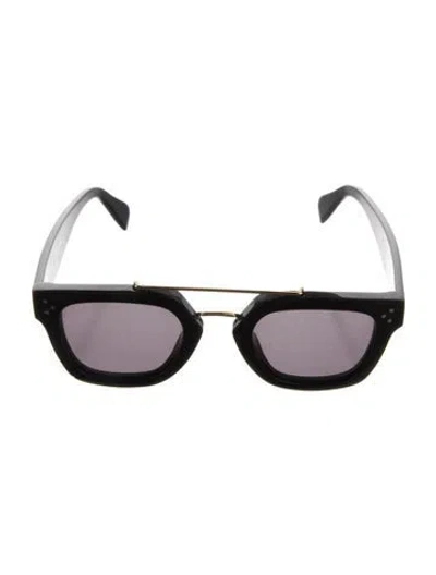 Pre-owned Celine Wayfarer Tinted Sunglasses In Black