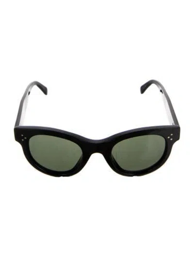 Pre-owned Celine Wayfarer Tinted Sunglasses In Black