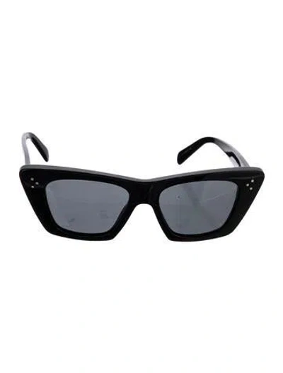 Pre-owned Celine Wayfarer Tinted Sunglasses In Black