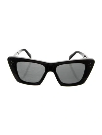 Pre-owned Celine Wayfarer Tinted Sunglasses In Black