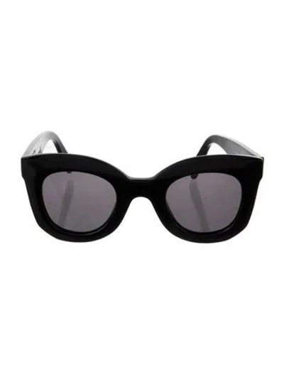 Pre-owned Celine Wayfarer Tinted Sunglasses In Black