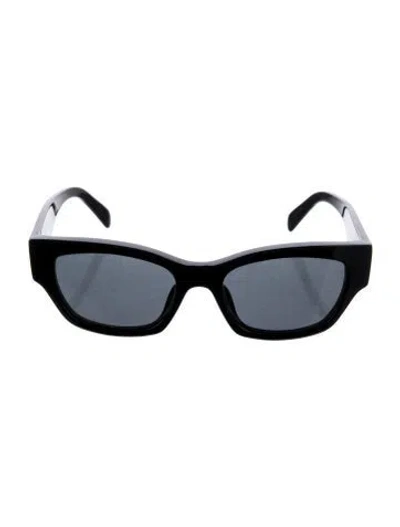 Pre-owned Celine Wayfarer Tinted Sunglasses In Black