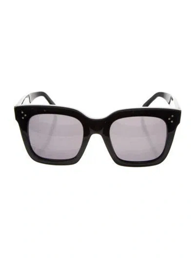 Pre-owned Celine Wayfarer Tinted Sunglasses In Black