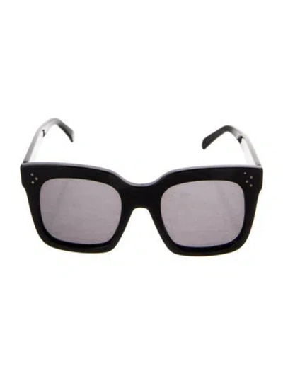 Pre-owned Celine Wayfarer Tinted Sunglasses In Black