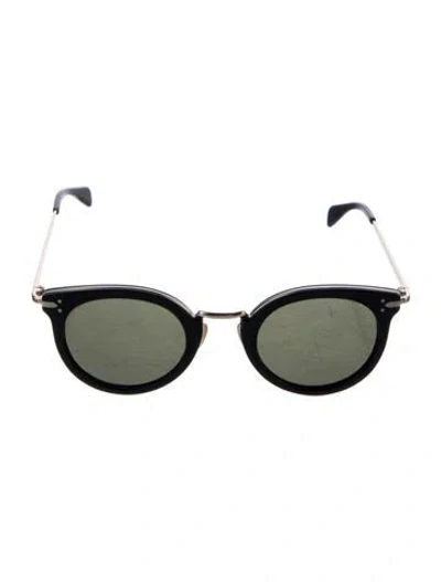 Pre-owned Celine Wayfarer Tinted Sunglasses In Black