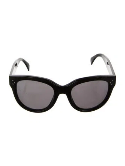 Pre-owned Celine Wayfarer Tinted Sunglasses In Black