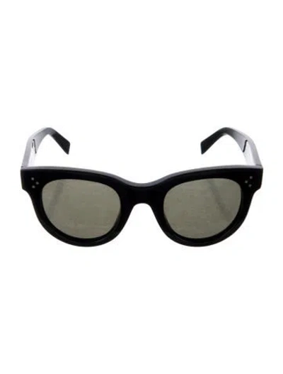 Pre-owned Celine Wayfarer Tinted Sunglasses In Black