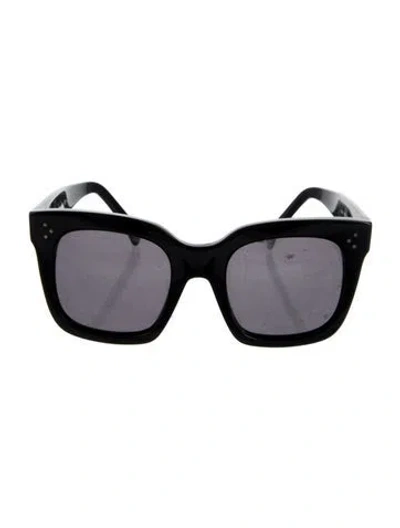 Pre-owned Celine Wayfarer Tinted Sunglasses In Black