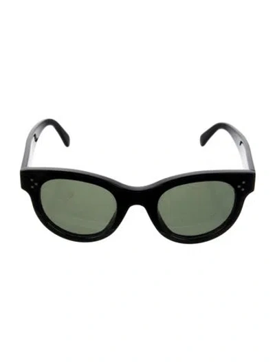 Pre-owned Celine Wayfarer Tinted Sunglasses In Black