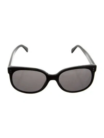 Pre-owned Celine Wayfarer Tinted Sunglasses In Black