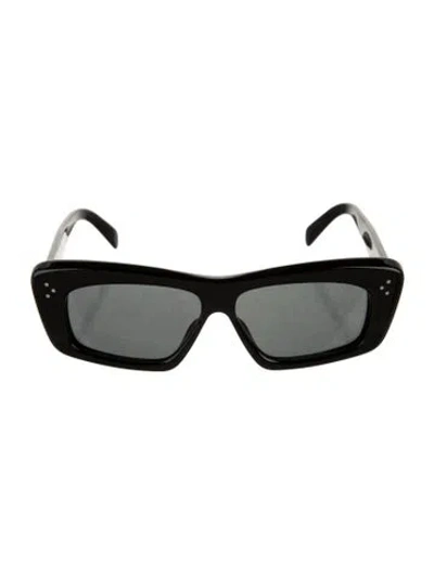 Pre-owned Celine Wayfarer Tinted Sunglasses In Black