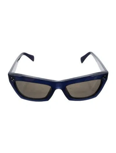 Pre-owned Celine Wayfarer Tinted Sunglasses In Black