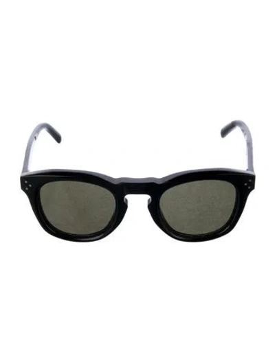 Pre-owned Celine Wayfarer Tinted Sunglasses In Black