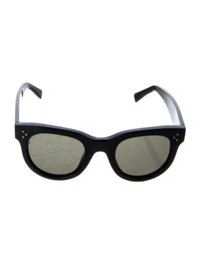 Pre-owned Celine Wayfarer Tinted Sunglasses In Black